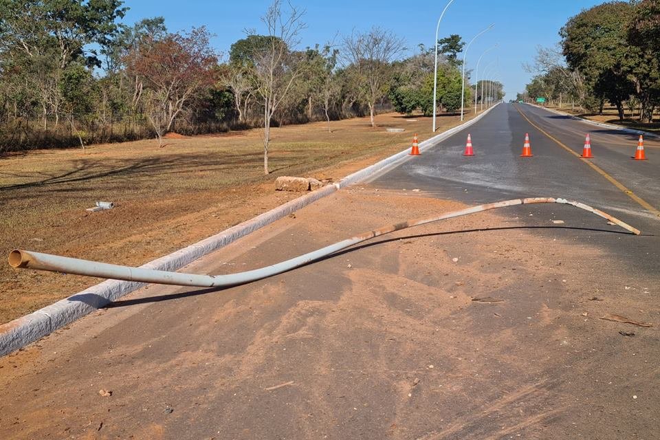 Acidente próximo ao Palácio do Jaburu