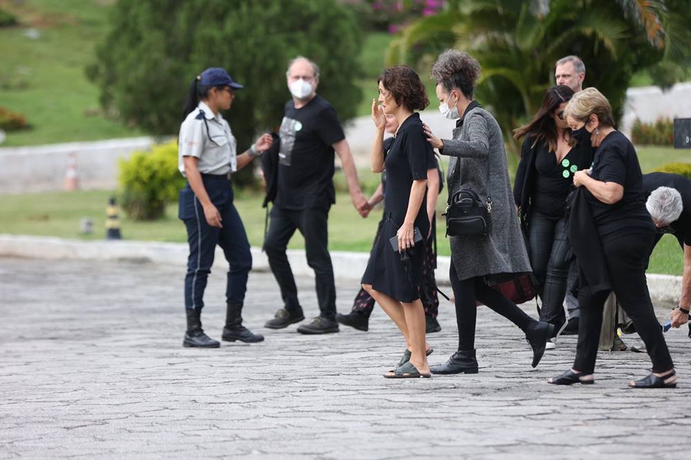 Familiares de Dom Phillips nos funeral do jornalis-Metrópoles