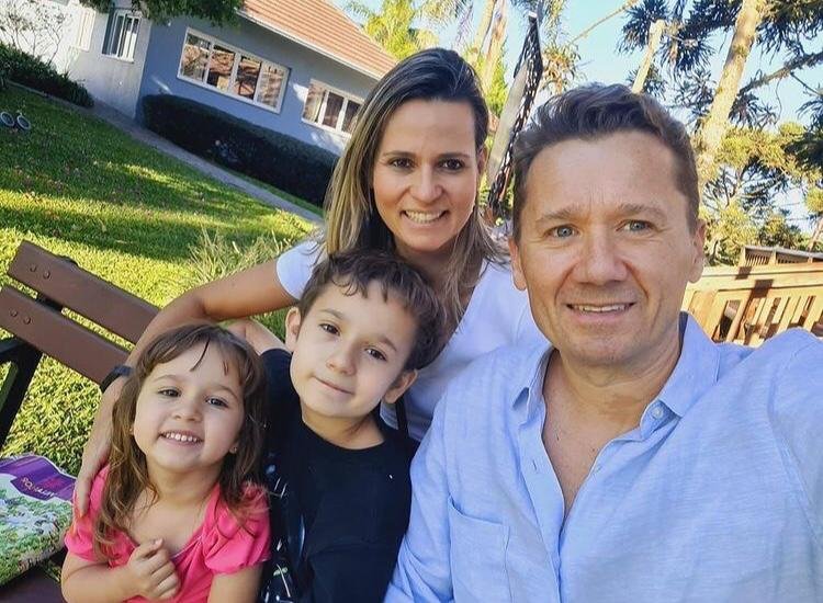 Vereador Mauro Zacher e a familia