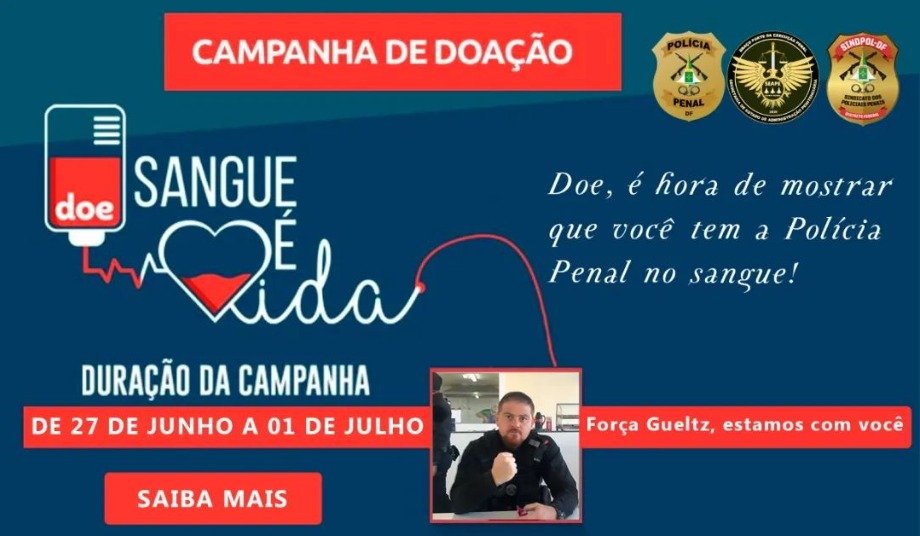 Campanha de doação de sangue
