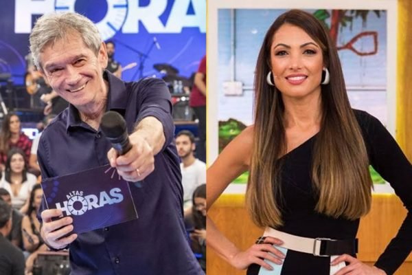 Serginho Groisman e Patrícia Poeta (Reprodução: Globo/Montagem Metrópoles)