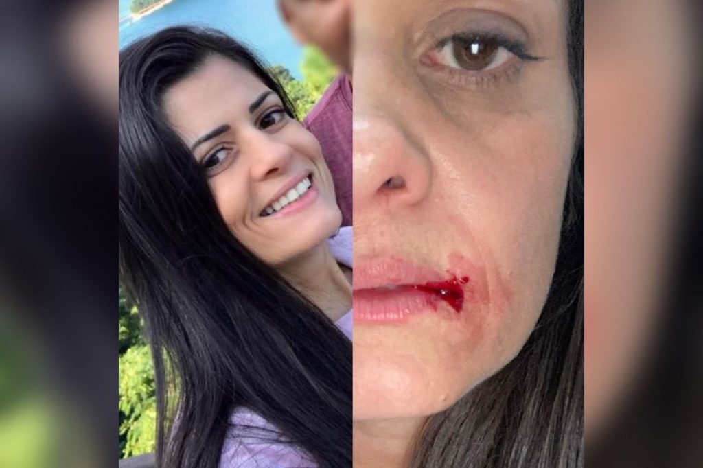 Mulher filma agressões de marido em casa, oficial do exército, no RJ 1