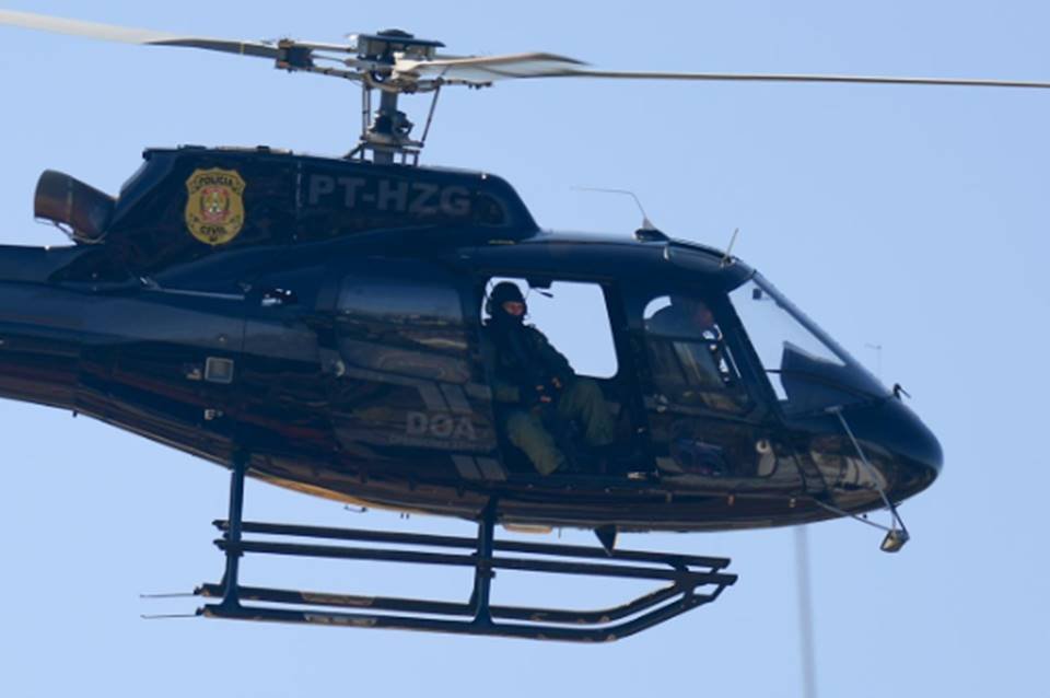 Helicóptero da Polícia Civil do DF