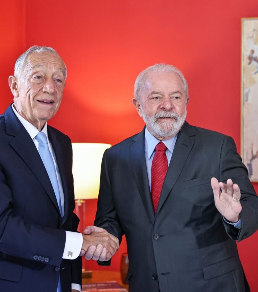 Lula e Marcelo Rebelo de Sousa