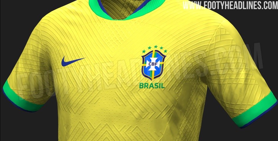 Site vaza suposta camisa da Seleção Brasileira para a Copa do