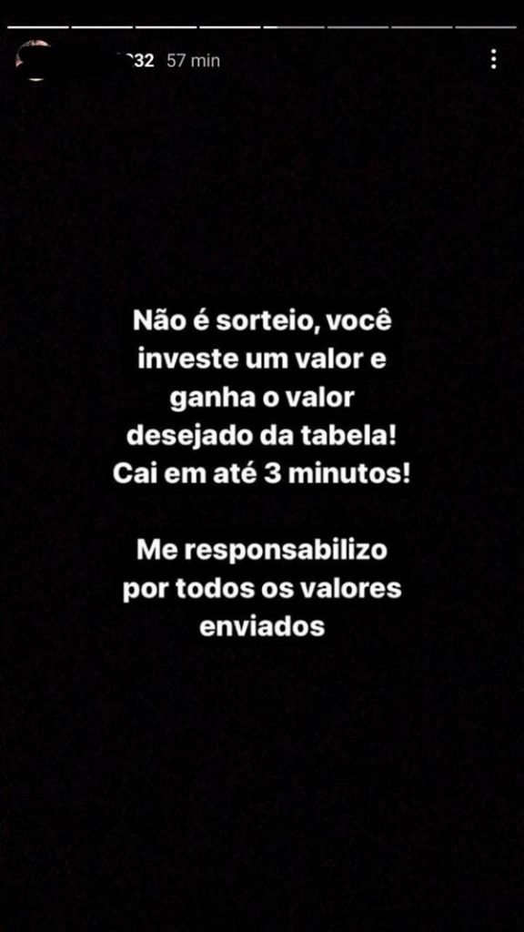 Pix premiado Operação