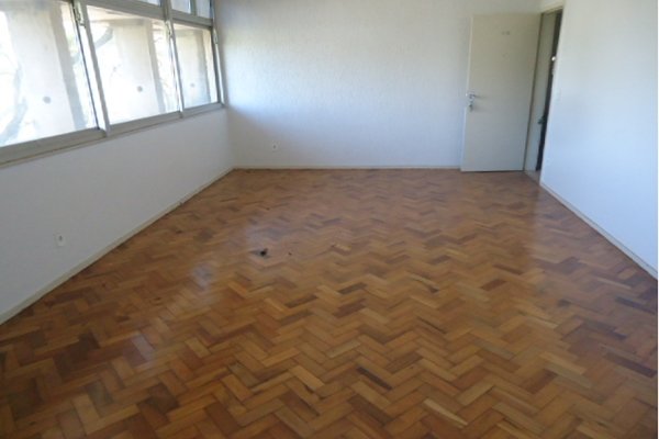 Foto do chão do apartamento