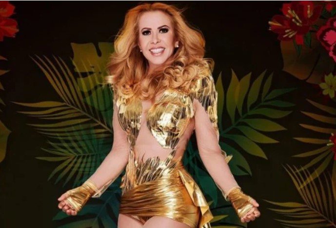 Joelma, cantora. Ela tem pele clara e longos cabelos loiros- Metrópoles