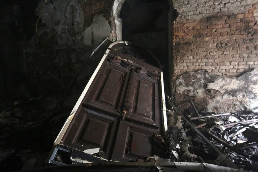 Igreja Ortodoxa Antioquina de Nossa Senhora foi atingida por incêndio no centro histórico de São Paulo
