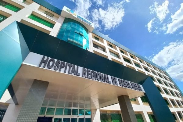 Fachada dos Hospital Regional de Santa Maria, onde Isabella Raíssa dos Santos Lima, está internada na UTI