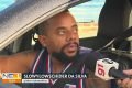 Slowy Lowschider, entrevistado pela Globo, viralizou por nome bizarro. Na imagem ele está dentro de carro - Metrópoles