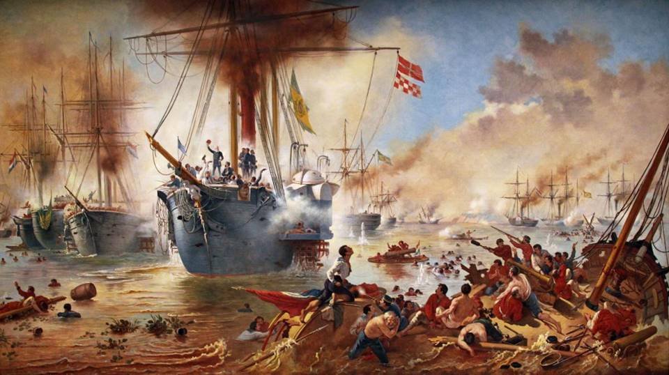 O quadro Combate Naval do Riachuelo, de Victor Meirelles