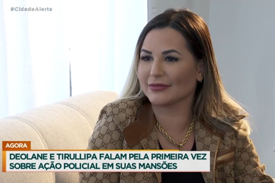 Deolane Bezerra em entrevista ao Cidade Alerta (Reprodução: Record TV)