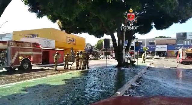 Bombeiro é socorrido após levar picadas em ataque de abelhas no DF