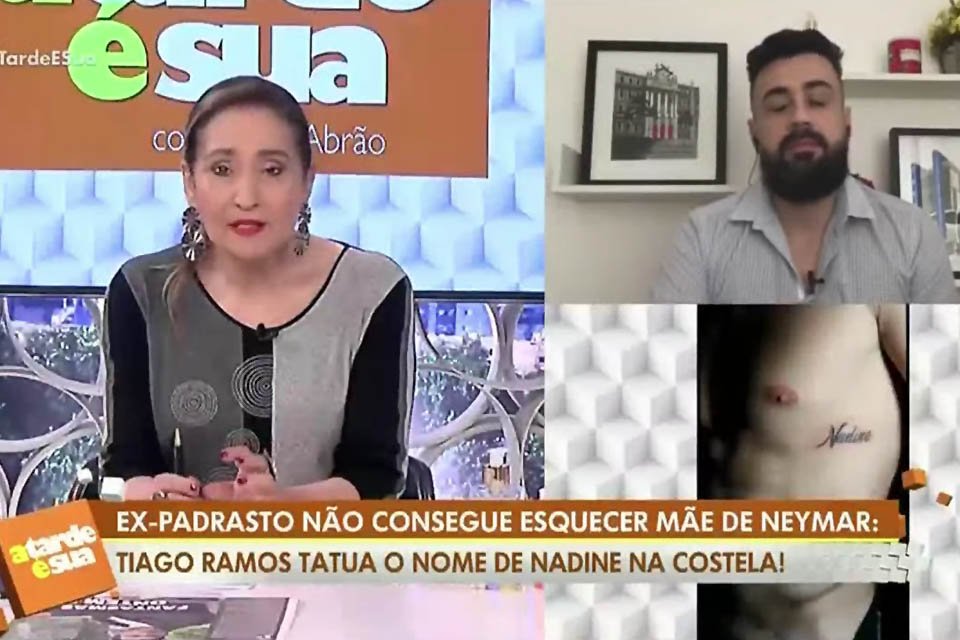 Sonia Abrão critica tatuagem de Tiago Ramos para a ex, Nadine Gonçalves