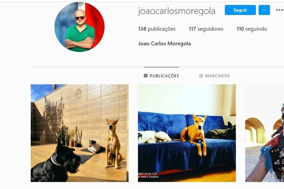 Perfil de redes sociais - Metrópoles