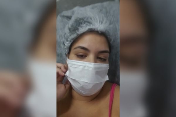 Daiana Chaves gravou vídeo pouco antes de ser transferida de hospital