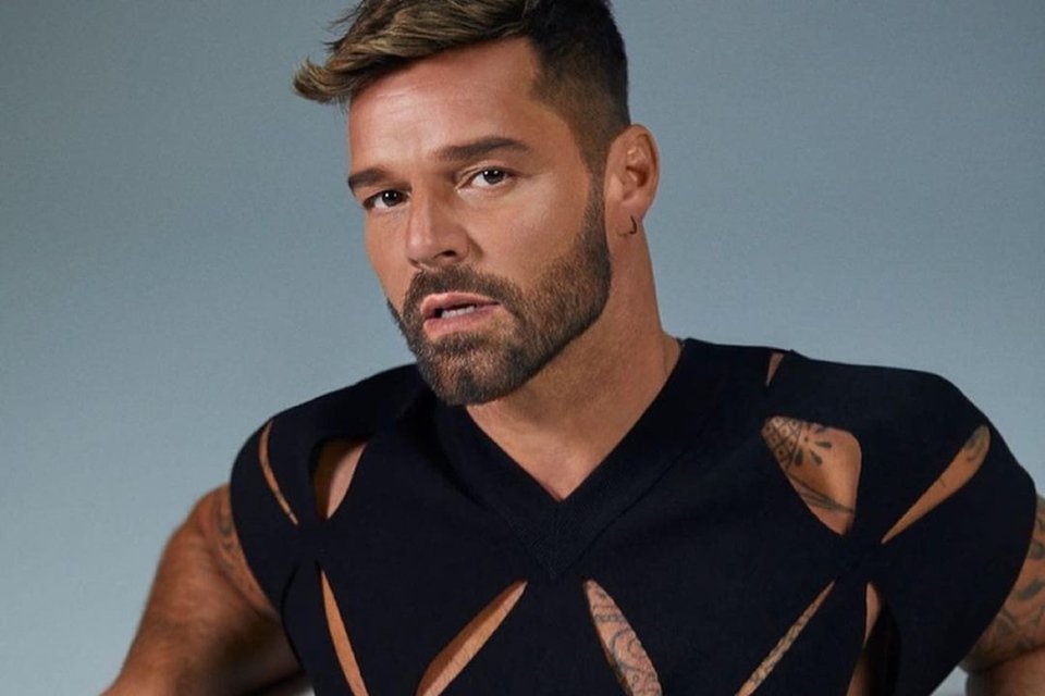 Foto colorida de Ricky Martin