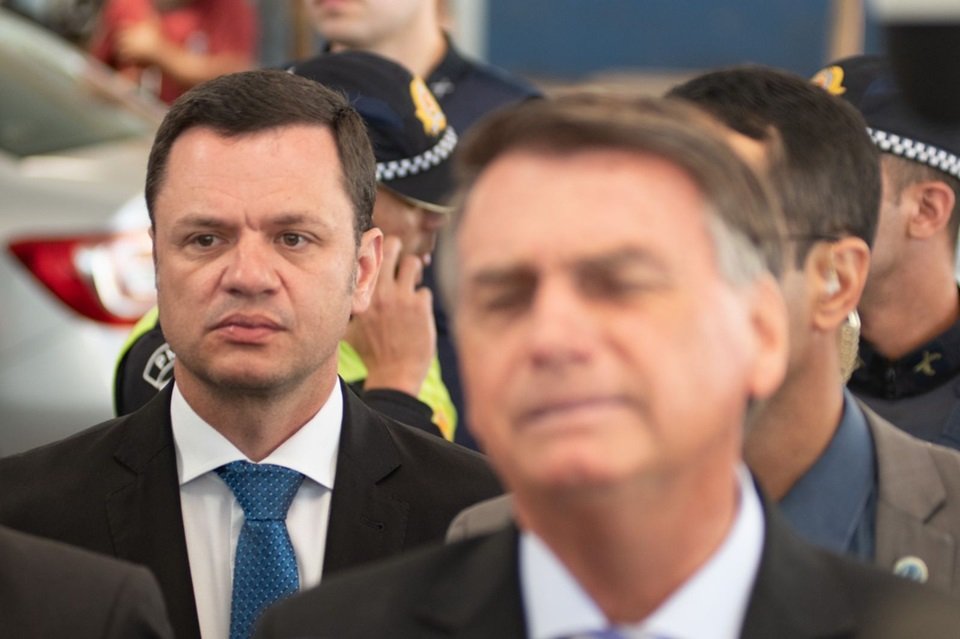 Bolsonaro em posto de gasolina de Brasília