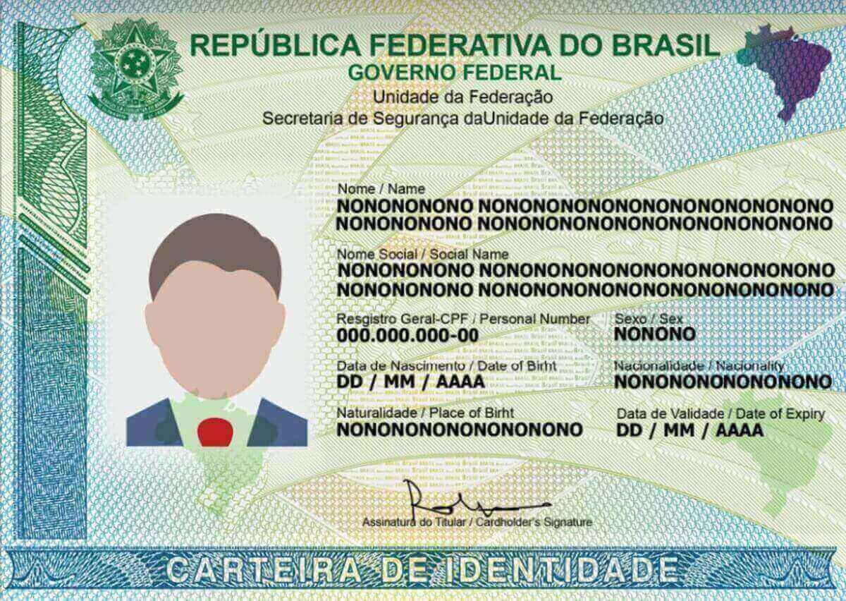 nova carteira de identidade