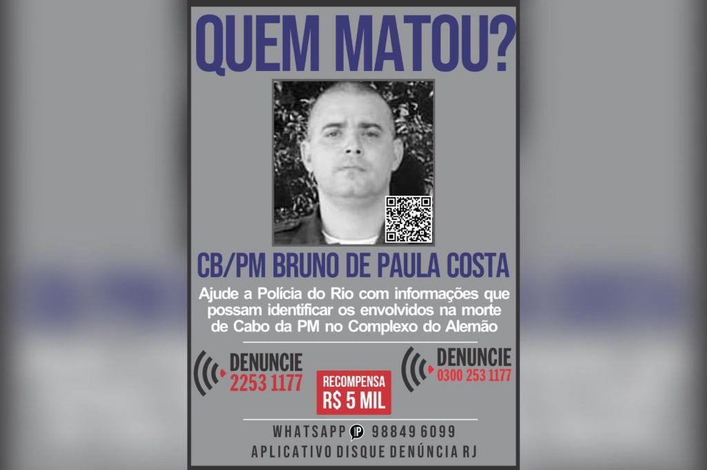Cabo Bruno de Paula Costa - PM morto Complexo do Alemão- RJ 4