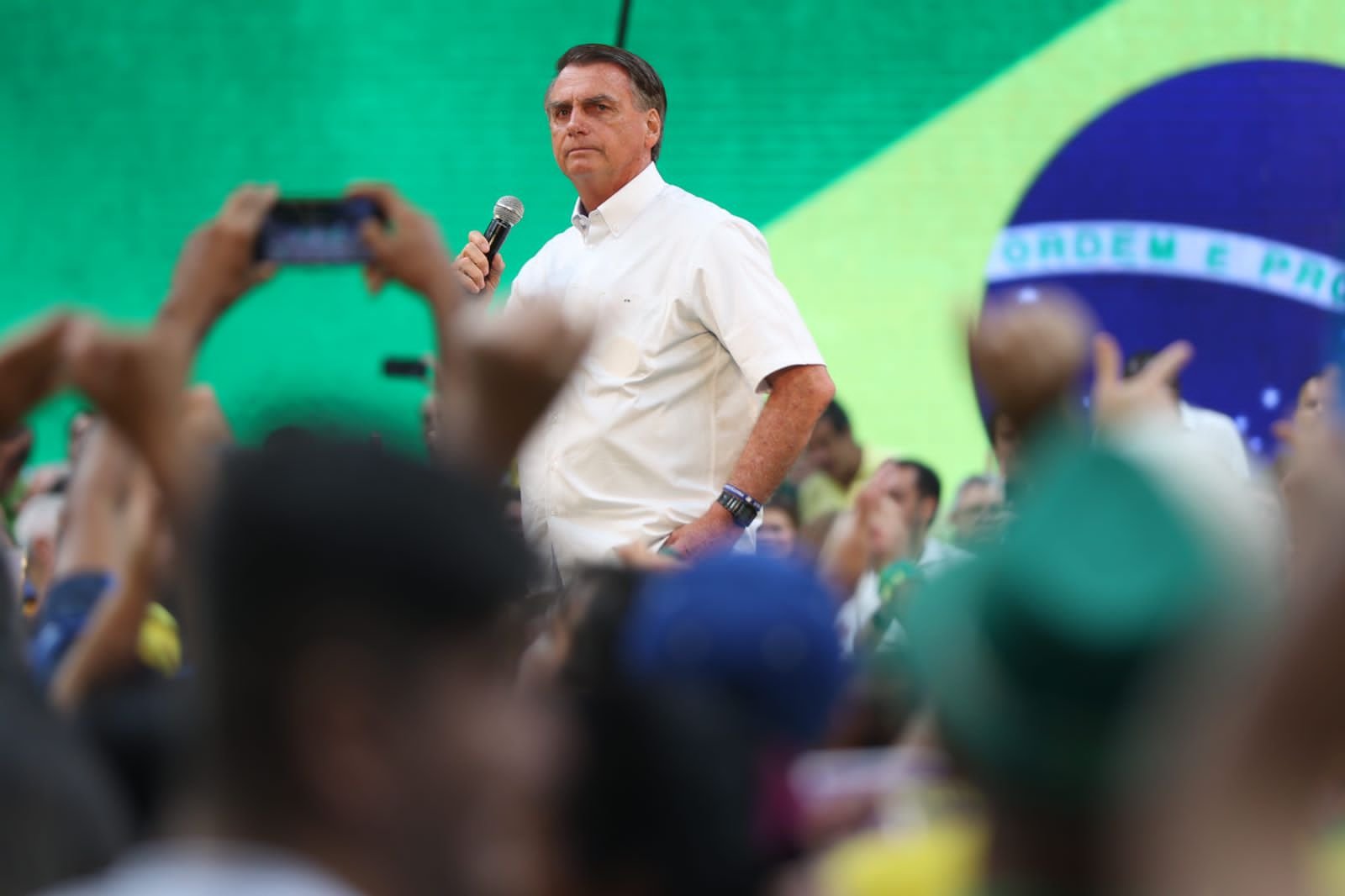Jair Bolsonaro em convenção do PL