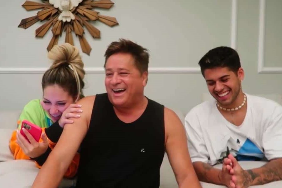 Virgínia, Leonardo e Zé Felipe (Reprodução: YouTube)