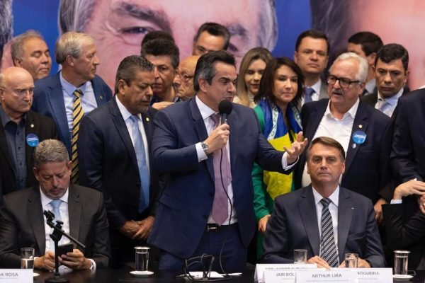 Ciro Nogueira discursa durante Convenção Nacional do Progressistas oficializa apoio à reeleição do presidente Jair Bolsonaro (PL)