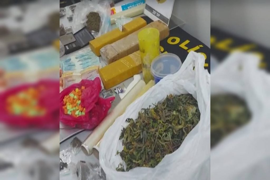 Drogas apreendidas pela PCDF - Metrópoles