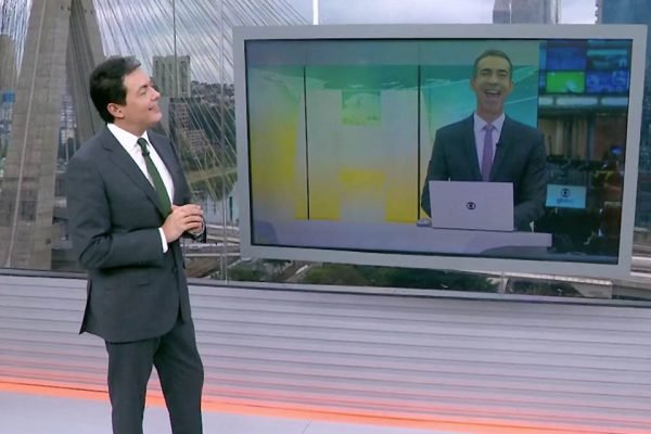 César Tralli revela ser o "rei da marmita" na Globo