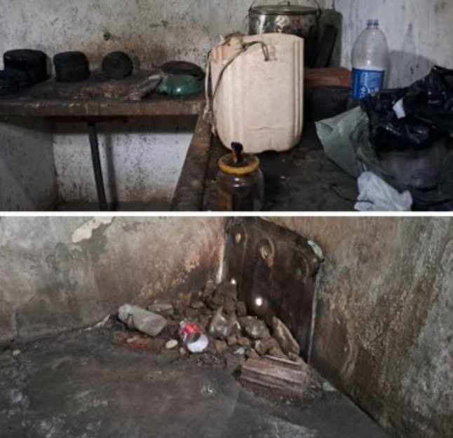 foto colorida de alojamento de trabalho escravo