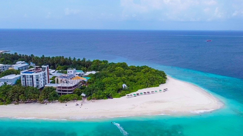 Ilha de Ukulhas, nas Maldivas