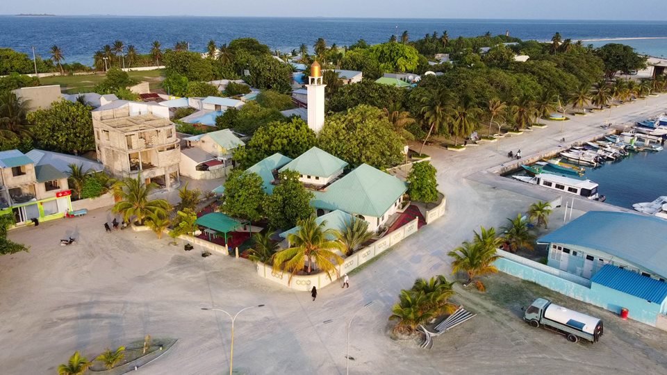 Ilha de Ukulhas, nas Maldivas