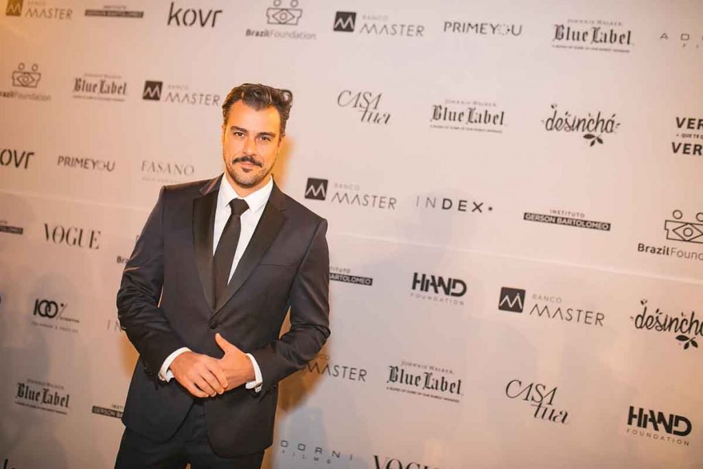 Foto de Joaquim Lopes em baile da BrazilFoundation