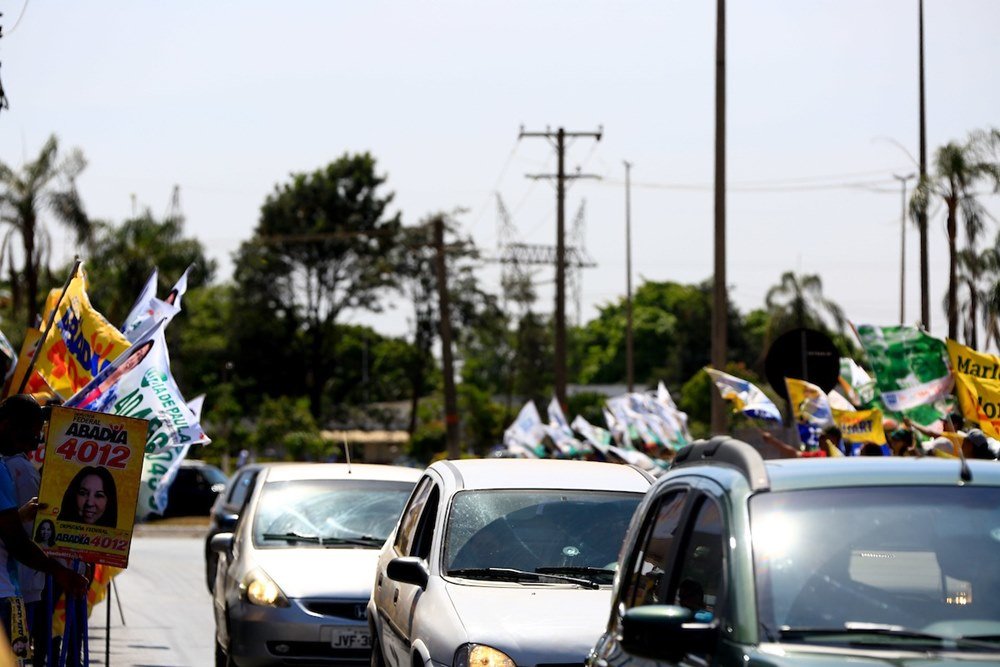 Carreata - propaganda eleitoral