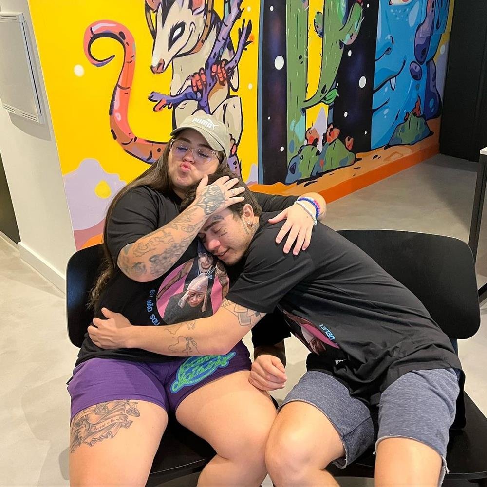 Hagda-Foto colorida de Kerolayne e Whindersson Nunes