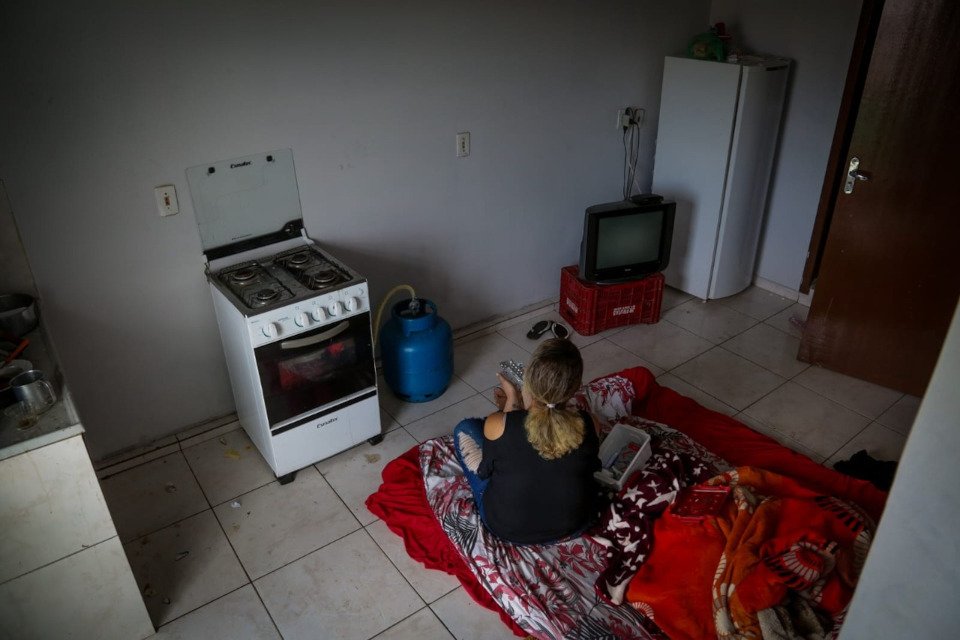 cama com fogão