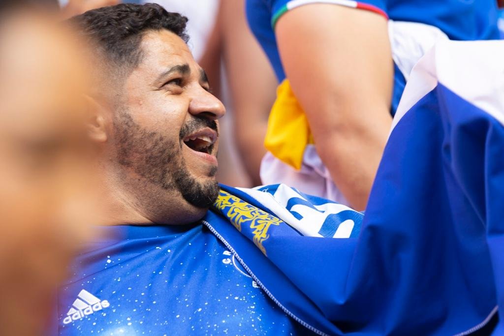 Torcedor do Cruzeiro no Mané Garrincha