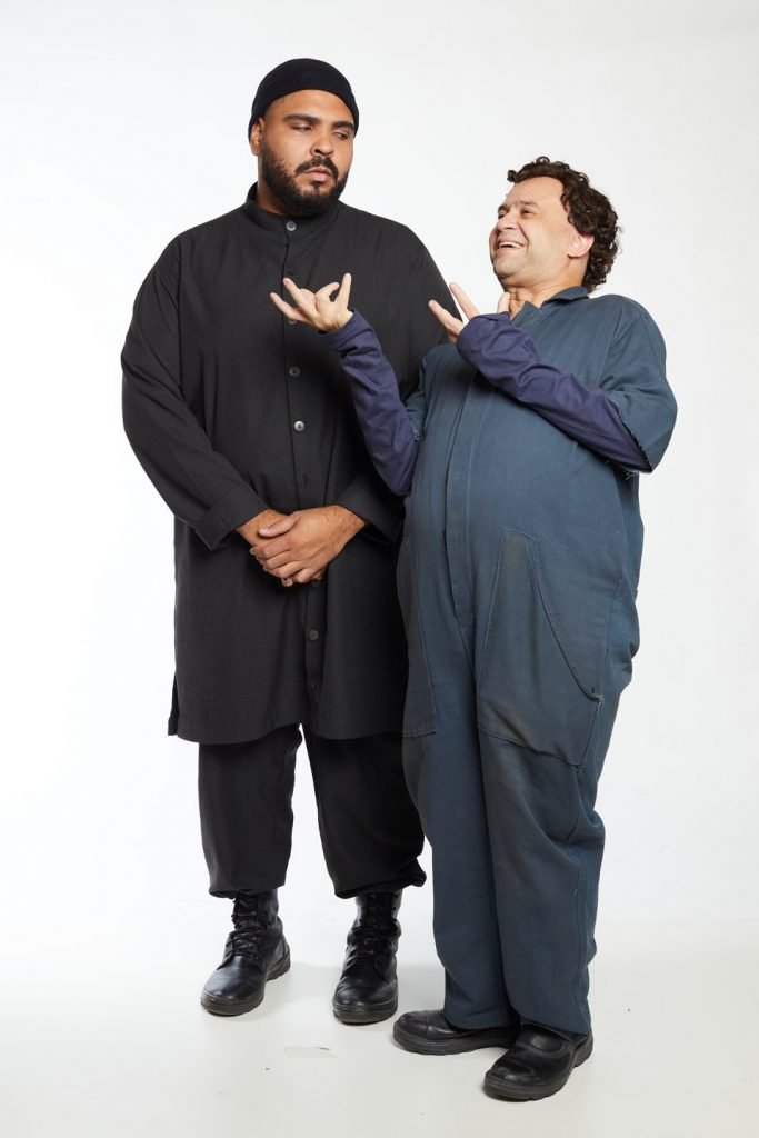 Foto colorida de Welder Rodrigues e Paulo Vieira