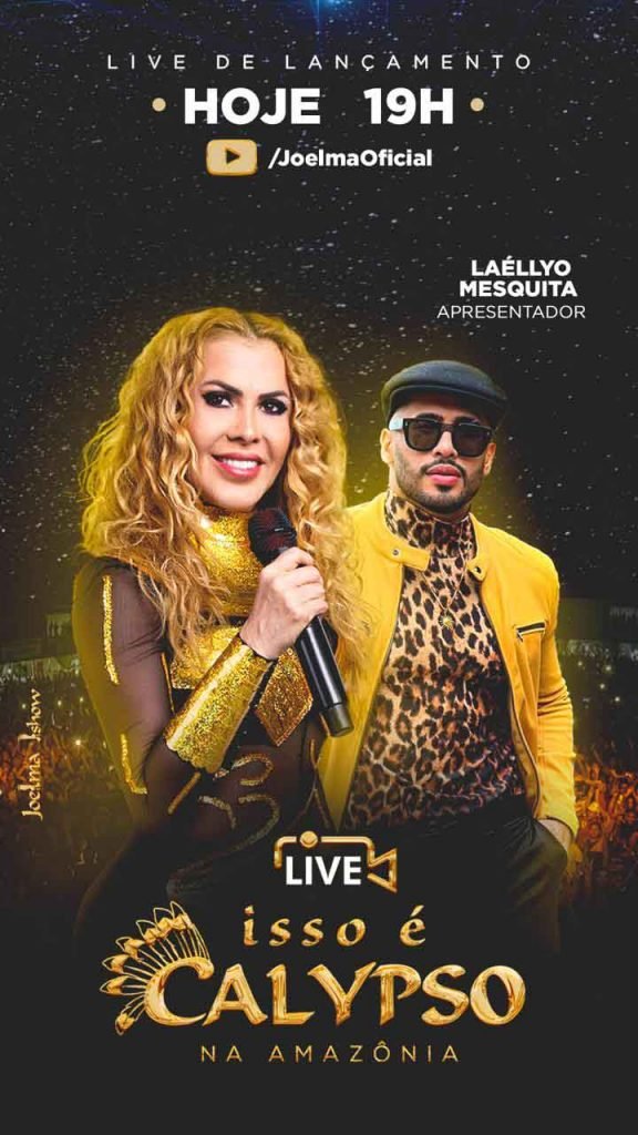 Imagem de Laéllyo Mesquita️️️️️ e Joelma em divulgação de live