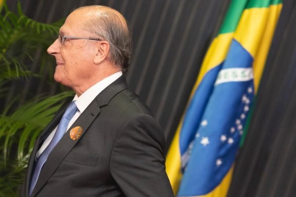 Geraldo Alckmin durante Posse do ministro Alexandre de Moraes como presidente e o ministro Ricardo Lewandowski como vice-presidente do TSE 5