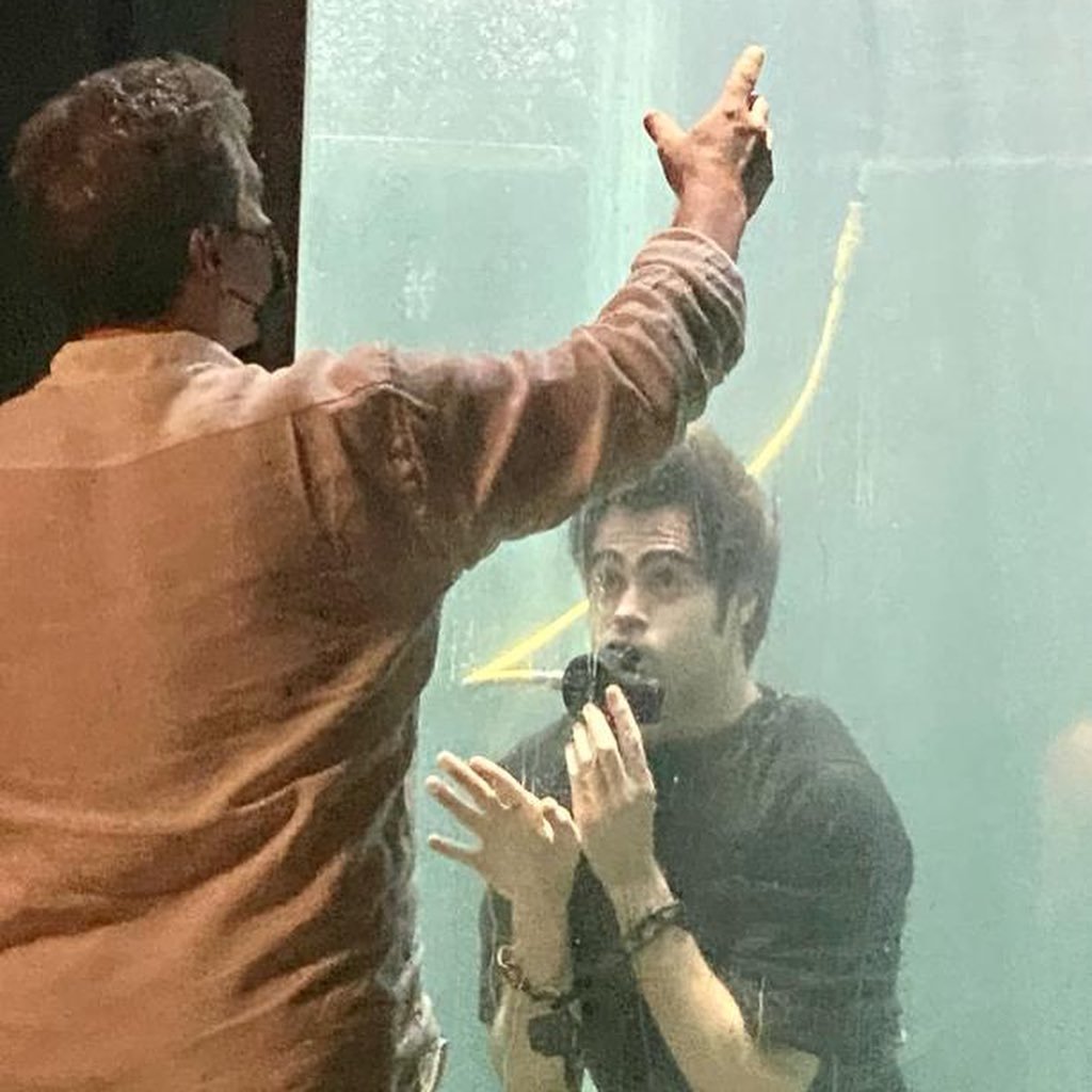Imagem dos bastidores de Além da Ilusão