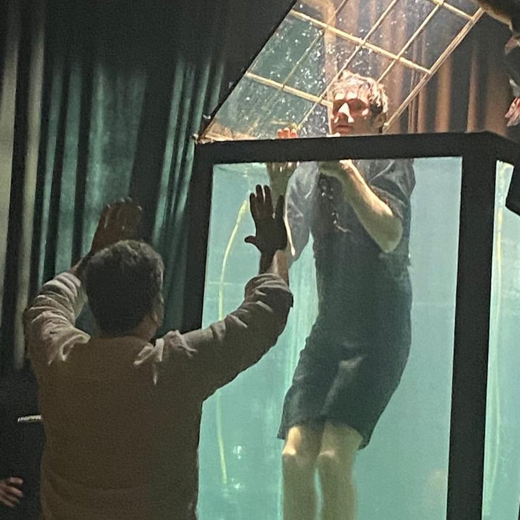 Imagem dos bastidores de Além da Ilusão