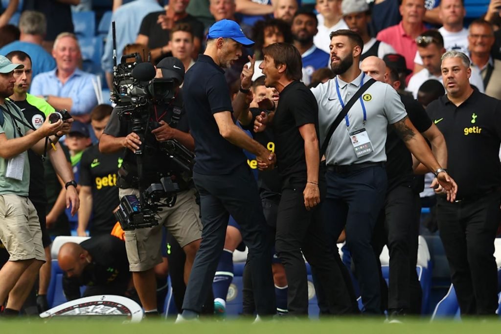 Entenda a briga de Tuchel e Conte após empate de Chelsea e