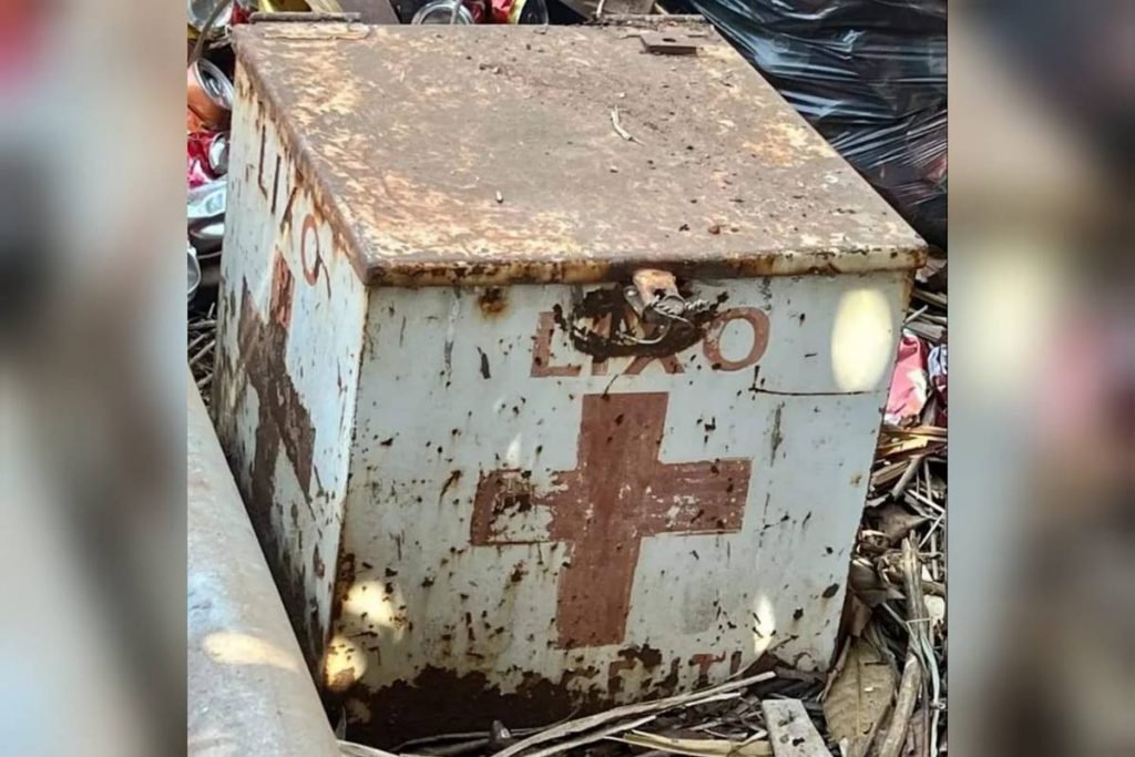técnicos averigual suspeita de fonte de césio 137 armazenada em quintal de residência em anápolis, goiás