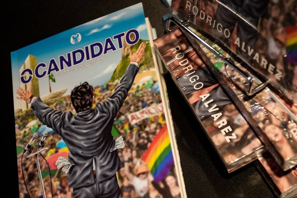 Escritor best-seller Rodrigo Alvarez lança o livro O Candidato.