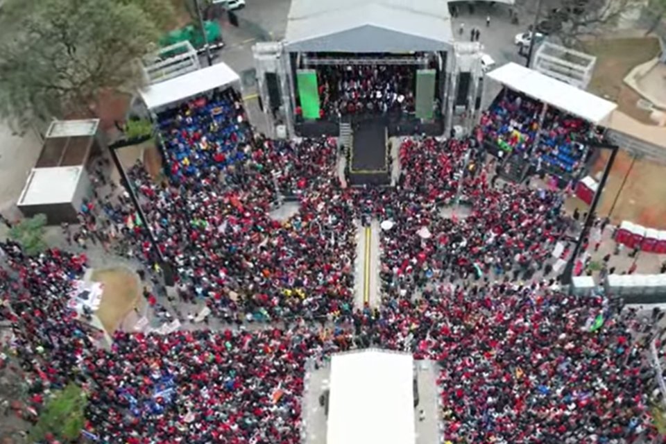 Comício de Lula no Anhagabaú