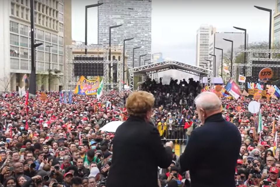 Comício de Lula no Anhagabaú