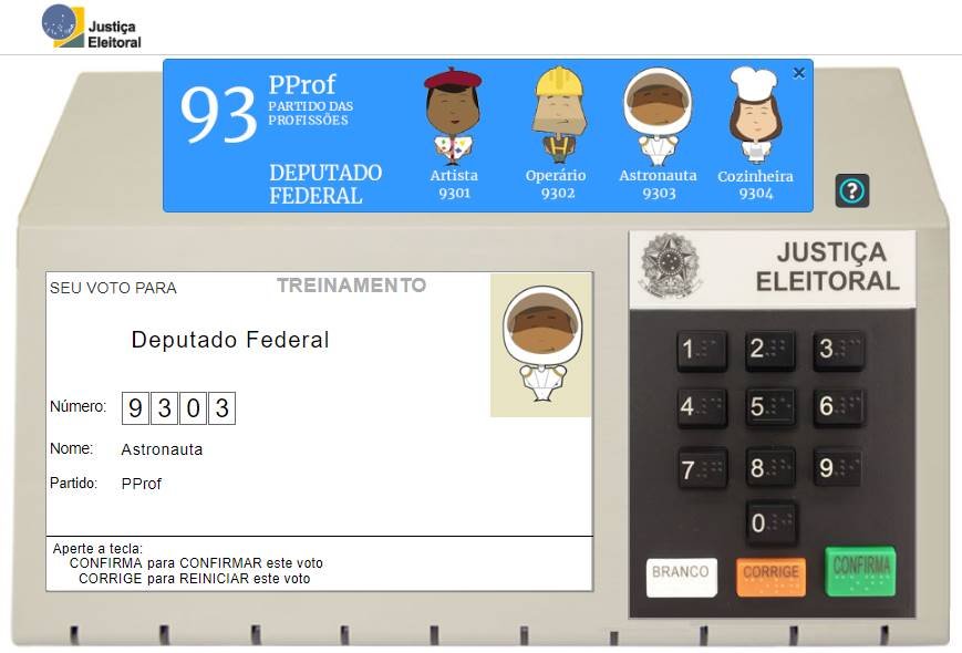 Simulador Do TSE Ajuda Eleitor A Treinar Voto Na Urna. Veja Como Fazer ...