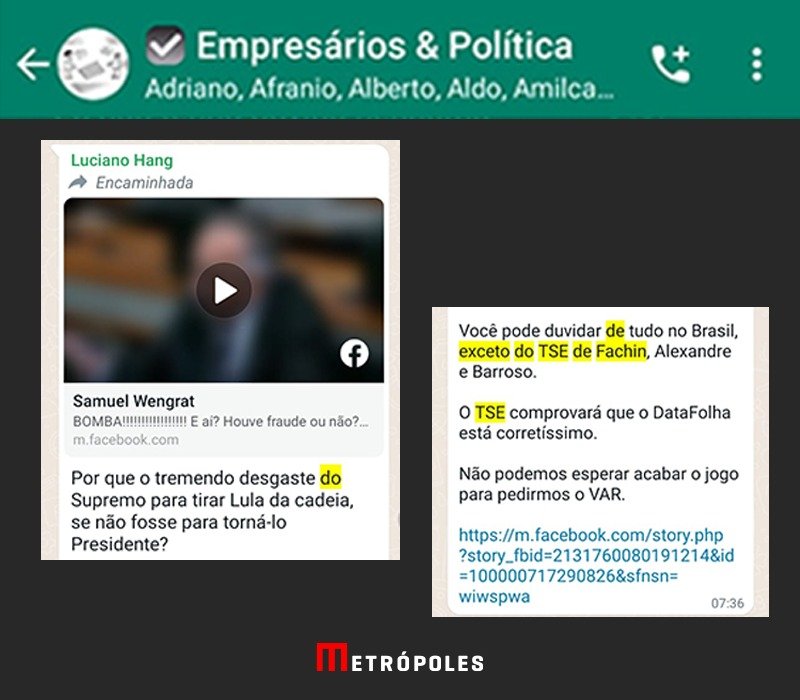 Luciano Hang WhatsApp